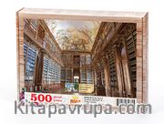 Strahov Manastır Kütüphanesi - Prag / Çekya Ahşap Puzzle 500 Parça (KT54-D)