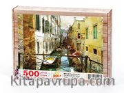 Kanal Venedik Ahşap Puzzle 500 Parça (UK16-D)