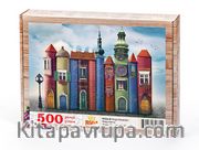 Kitap Kasabası Ahşap Puzzle 500 Parça (KT64-D)