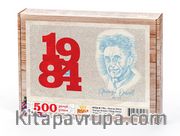 1984 - Roman Metni - George Orwell Ahşap Puzzle 500 Parça (KT66-D)