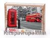 Fleet Caddesi Londra Ahşap Puzzle 500 Parça (UK02-D)