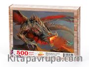 Ejderha ve Şövalye Ahşap Puzzle 500 Parça (MF04-D)