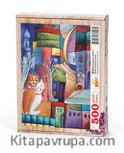 Kasabanın Kedileri Ahşap Puzzle 500 Parça (MF26-D)