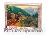 Köy Yolu Ahşap Puzzle 500 Parça (MZ04-D)