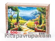 Sahil Merdivenleri Ahşap Puzzle 500 Parça (MZ16-D)