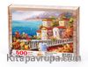 Taraca Cafeden Sahil Manzarası Ahşap Puzzle 500 Parça (MZ34-D)