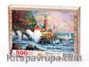 Kayalık Kıyı ile Fener Ahşap Puzzle 500 Parça (MZ68-D)
