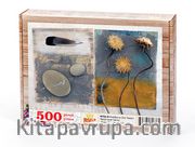 Hindiba ve Zen Taşları Ahşap Puzzle 500 Parça (NT02-D)