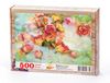 Kuru Güller Ahşap Puzzle 500 Parça (NT04-D)