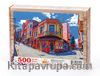 Balat Sokakları - İstanbul Ahşap Puzzle 500 Parça (SK02-D)