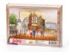 Paris Caddeleri - Fransa Ahşap Puzzle 500 Parça (SK06-D)