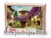 Provence Sokakları - Fransa Ahşap Puzzle 500 Parça (SK08-D)