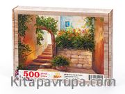 Yaz Sokağı İtalya Ahşap Puzzle 500 Parça (SK10-D)
