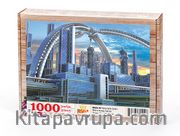 Fütüristik Şehir Ahşap Puzzle 1000 Parça (BK03-M)