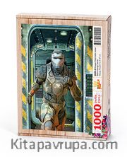 Koşan Fütüristik Asker Ahşap Puzzle 1000 Parça (BK05-M)