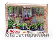 Bozcaada Sokağı Ahşap Puzzle 500 Parça (SK18-D)