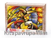 Yüzler Ahşap Puzzle 500 Parça (ST02-D)