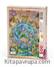 Türkiye Minyatürleri - Konya - Nasuhi Hasan Çolpan	Ahşap Puzzle 500 Parça (TS50-D)