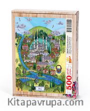 Türkiye Minyatürleri - Edirne - Nasuhi Hasan Çolpan	Ahşap Puzzle 500 Parça (TS42-D)