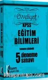 2016 KPSS Evveliyat Eğitim Bilimleri Tamamı Çözümlü 5 Deneme Sınavı