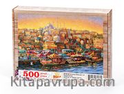 Eminönü Balıçıları ve Süleymaniye Ahşap Puzzle 500 Parça (SY10-D)