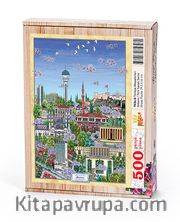 Türkiye Minyatürleri - Ankara - Nasuhi Hasan Çolpan	Ahşap Puzzle 500 Parça (TS34-D)