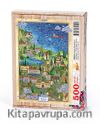 Türkiye Minyatürleri - Kırklareli - Nasuhi Hasan Çolpan Ahşap Puzzle 500 Parça	 (TS28-D)