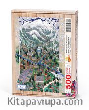 Türkiye Minyatürleri - Bursa - Nusret Çolpan Ahşap Puzzle 500 Parça (TS16-D)