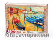 Venedik İtalya Ahşap Puzzle 1000 Parça (UK05-M)
