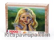 Sevimli Kız Ahşap Puzzle 1000 Parça (CK07-M)