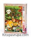 Ormanda Eğlence Zamanı Ahşap Puzzle 1000 Parça (CK17-M)