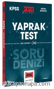 2023 KPSS Eğitim Bilimleri Tüm Dersler Soru Denizi Çek Kopart Yaprak Test