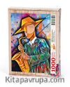 Kubik Saksafoncu Ahşap Puzzle 1000 Parça (DM09-M)