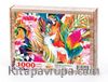 Renkli Papağanlar Ahşap Puzzle 1000 Parça (HV09-M)