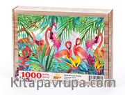 Flamingolar Ahşap Puzzle 1000 Parça (HV15-M)