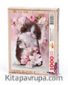 Kara Kiraz Çicegi Ahşap Puzzle 1000 Parça (HV35-M)