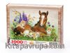 Tay ve Kedicikler Ahşap Puzzle 1000 Parça (HV53-M)
