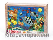 Tropik Balıklar ve Batık Ahşap Puzzle 1000 Parça (HV65-M)