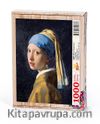 İnci Küpeli Kız - Johannes Vermeer Ahşap Puzzle 1000 Parça (KR01-M)