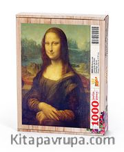 Mona Lisa -  Leonardo da Vinci Ahşap Puzzle 1000 Parça (KR05-M)