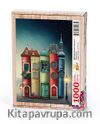 Fantastik Kitap Evler Ahşap Puzzle 1000 Parça (KT01-M)