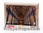 Trinity Kolej Kütüphanesi Ahşap Puzzle 1000 Parça (KT03-M)