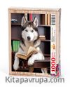 Kitap Okuyan Husky Ahşap Puzzle 1000 Parça (KT09-M)