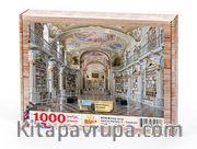 Admont Manastır Kütüphanesi - Avusturya Ahşap Puzzle 1000 Parça (KT15-M)