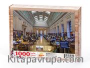 Harvard Üniversitesi Kütüphanesi - Massachusetts / ABD Ahşap Puzzle 1000 Parça (KT33-M)