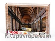 Trinity College Kütüphanesi - Dublin / İrlanda Ahşap Puzzle 1000 Parça (KT57-M)