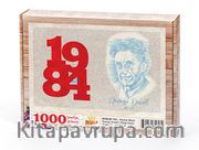 1984 - Roman Metni - George Orwell Ahşap Puzzle 1000 Parça (KT65-M)