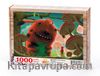 Turuncu Mantar canavarı Ahşap Puzzle 1000 Parça(MF17-M)