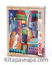 Kasabanın Kedileri Ahşap Puzzle 1000 Parça (MF25-M)