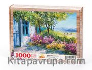 Mavi Pencere Ahşap Puzzle 1000 Parça (MZ13-M)